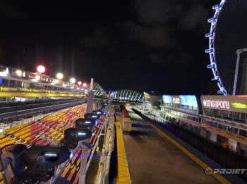 Singapore 2017 proiettori per il gran premio di Formula 1