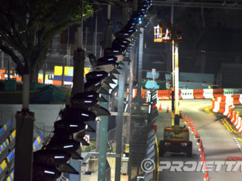 Singapore proiezioni proietta per l'evento Gran Premio F1