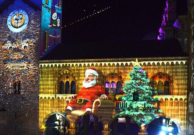 Video Mapping - Santa Claus