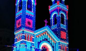 Illuminazione mappata su chiese e basiliche