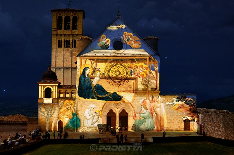 Video Mapping Basilica di San Francesco d'Assisi