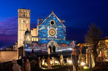 Proiezioni Natalizie Basilicadi San Francesco - Assisi