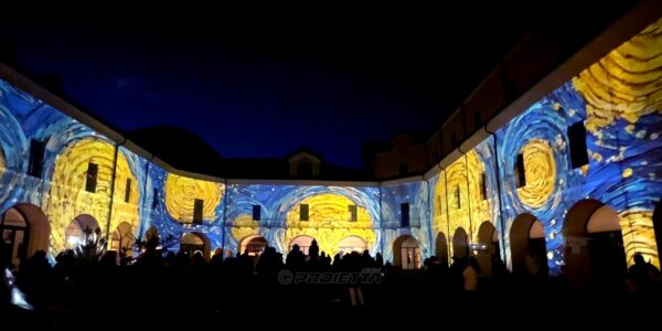 Video mapping per la promozione dell'arte