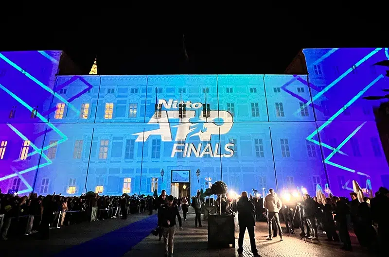 ATP Finals di Torino video mapping