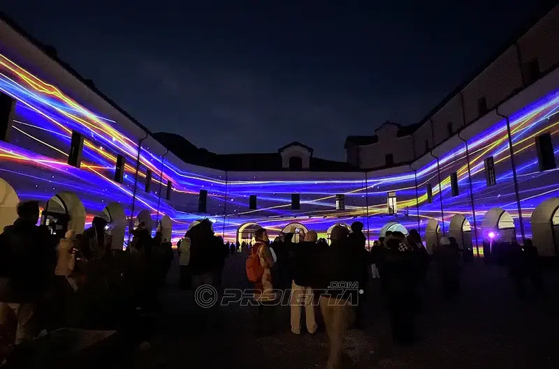 Forte di Bard videoproiezione immersiva