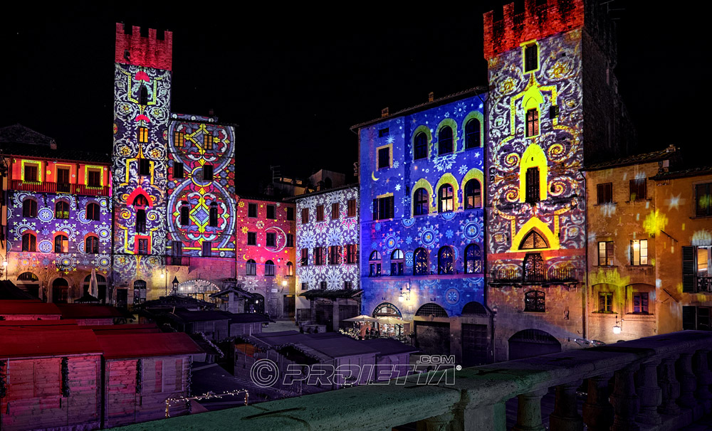 Proiezioni Mappate decorative - Arezzo