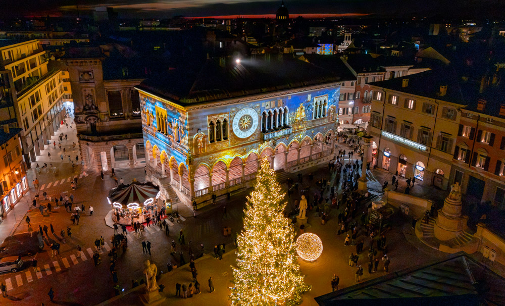 Natale a Udine con proiezioni e video mapping